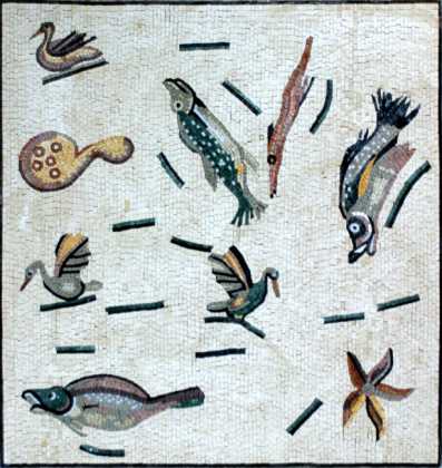 AN179 Mixed animal scene Mosaic