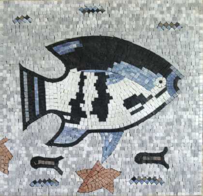 AN755 Under the Sea Ocean Life  Mosaic