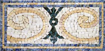 BD168 Elegant spirale shape design Mosaic