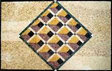 CR112 3D losange art stone Mosaic