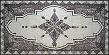 CR46 Silver geometrical design Mosaic