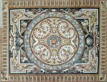 Oriental Design Floor Rug Mosaic