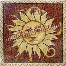 GEO858 Gold And Alicante Sun Mosaic