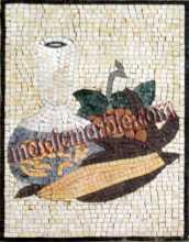 Grapes Corn & Jug Vertical Kitchen Backsplash Mosaic