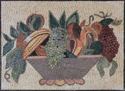 Still Life Backsplash Kitchen Wall Mural  Mosaic