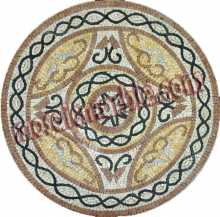 MD834 Classis Medallion Stone art Mosaic